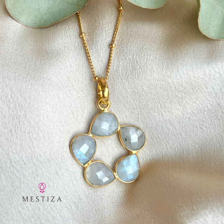 Collar con piedras Mallorca Luna