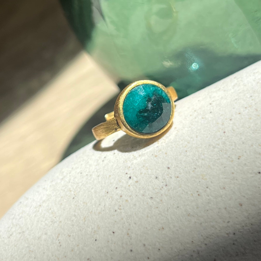 Anillo con piedras Maia Verde