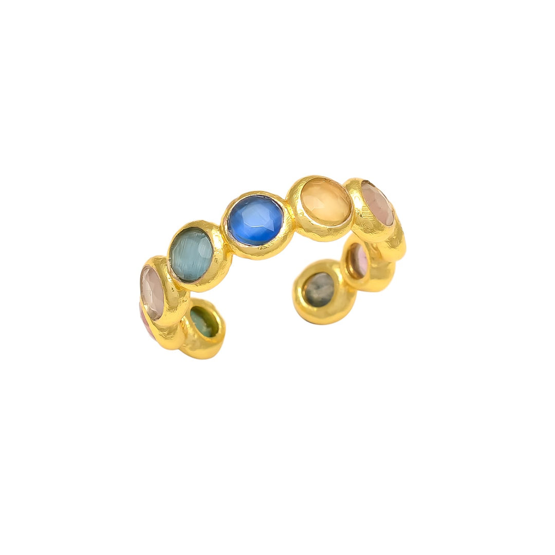 Anillo con piedras Jolie Multicolor