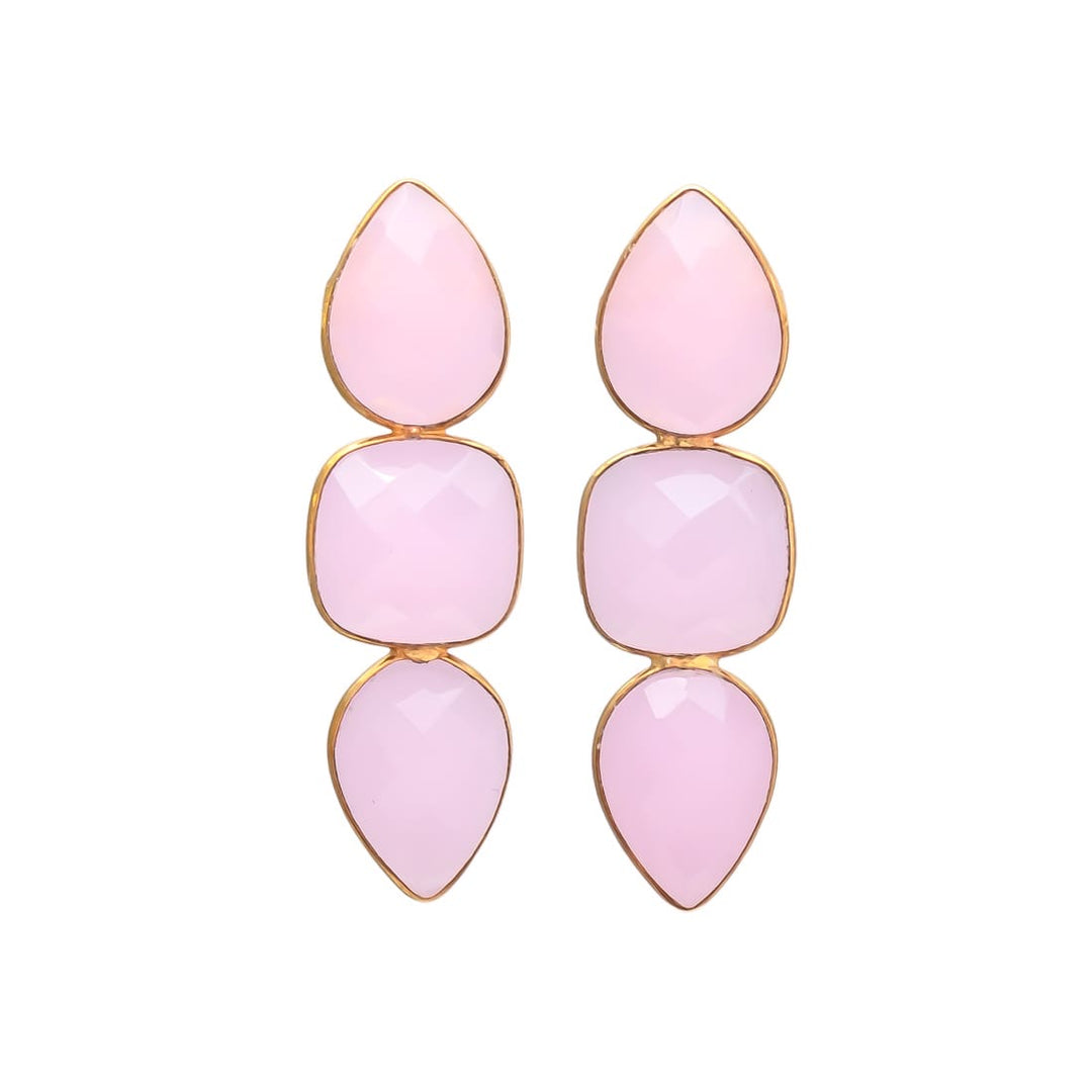 Pendientes con piedras Mont Rosa