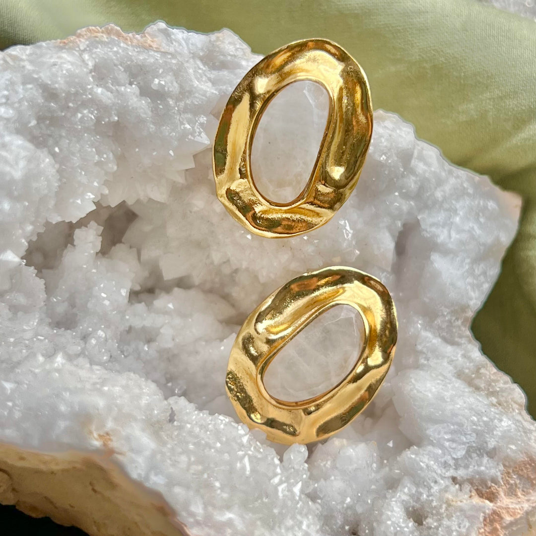 Boucles d'oreilles Lune d'Olive
