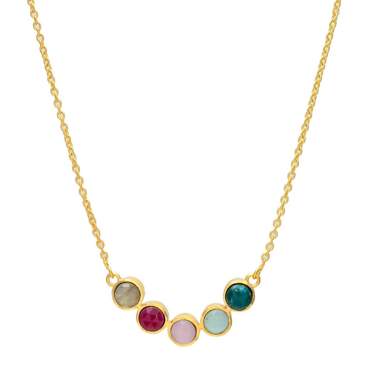 Collar con piedras Linz Multicolor - Mestiza Joyas