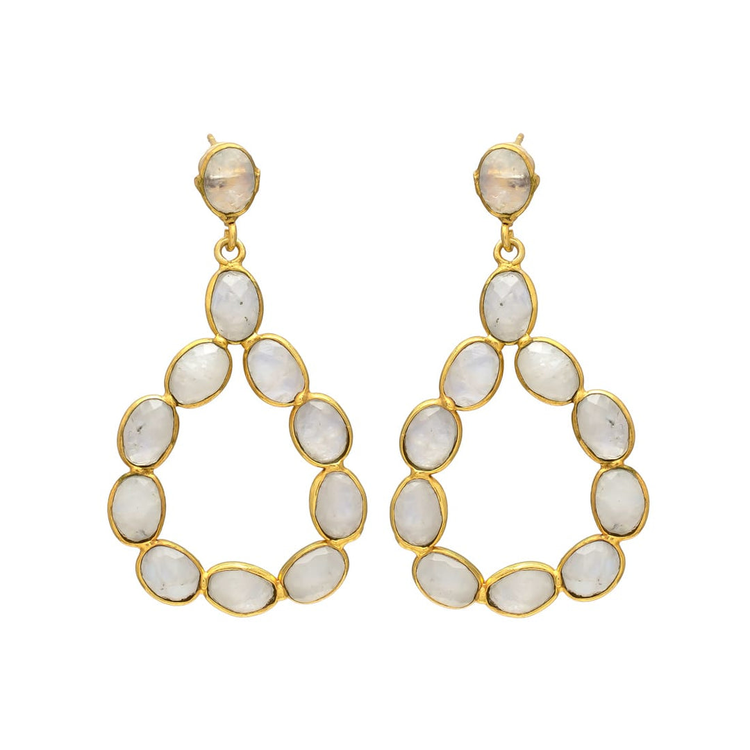 Boucles d'oreilles en pierre Elizabeth Amazonite