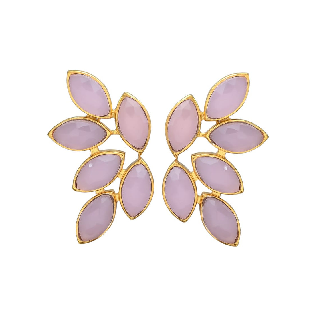 Sofia Emerald stone earrings