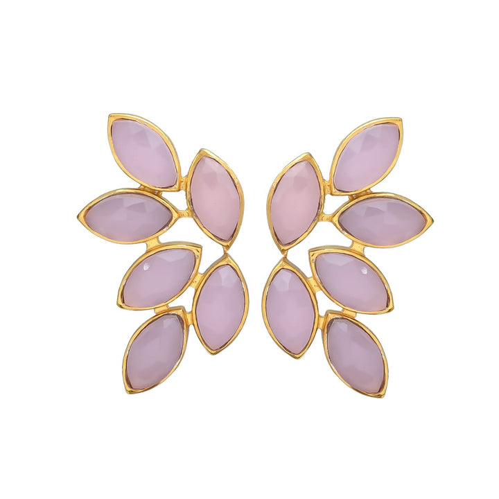 Sofia Emerald stone earrings