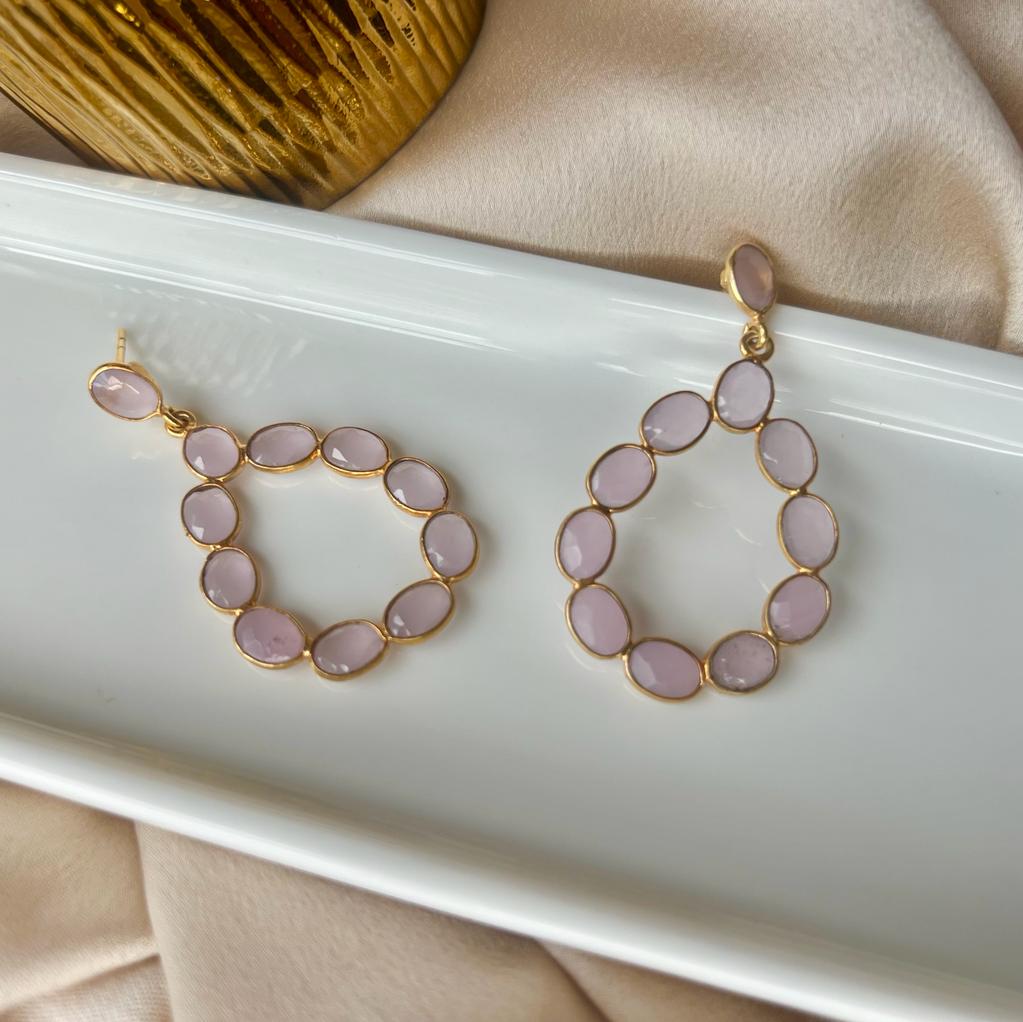 Boucles d'oreilles en pierre Elizabeth Amazonite