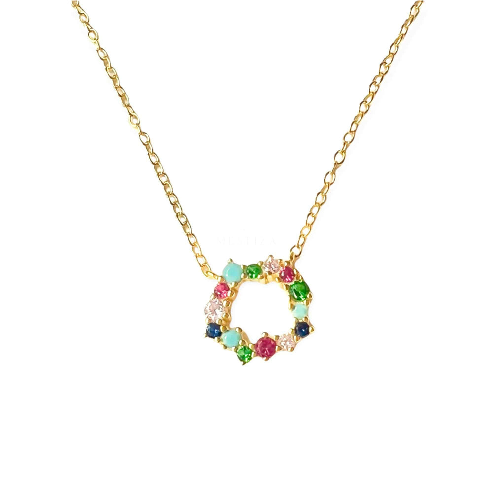Collar con piedras Magnifique Colores - Mestiza Joyas