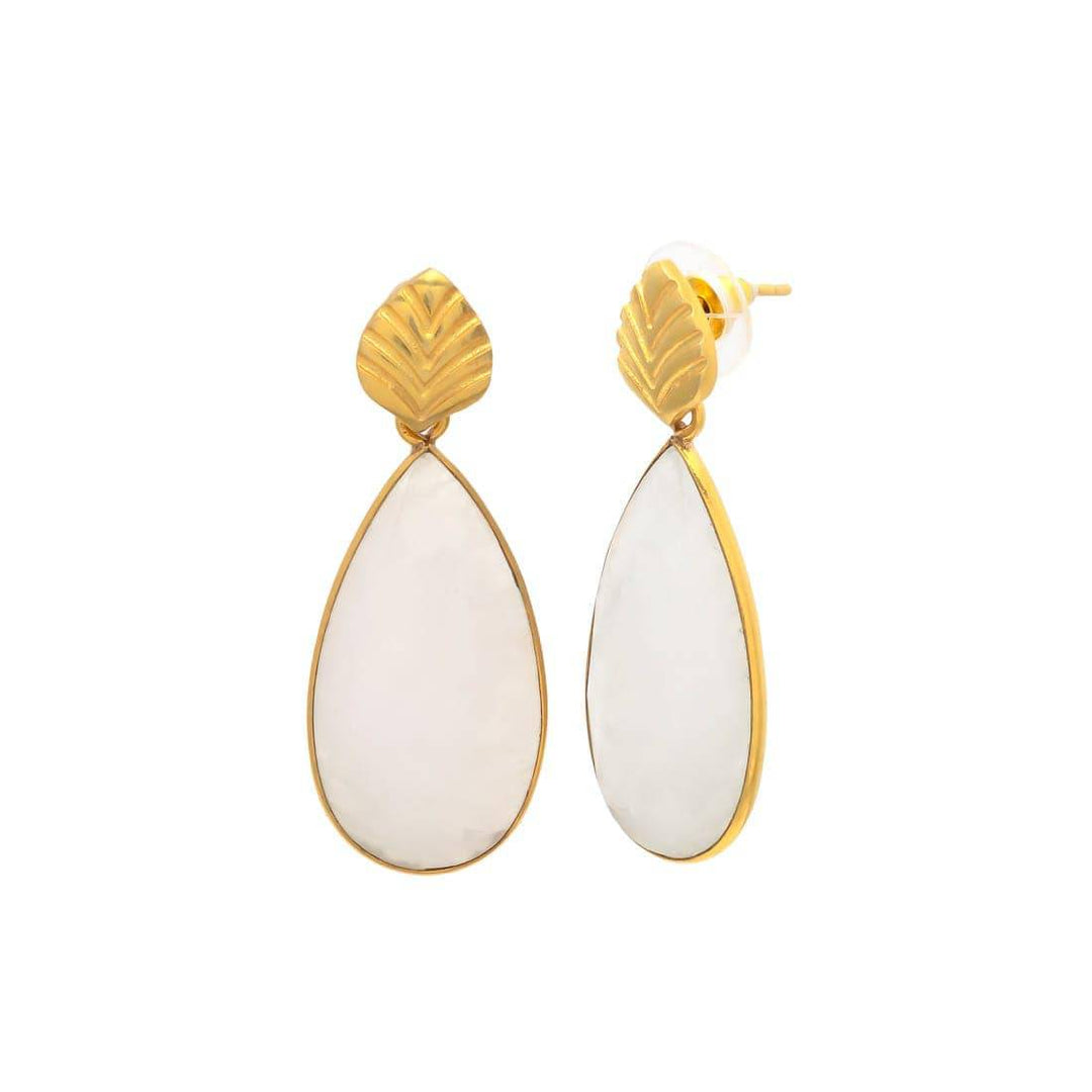 Pendientes con piedras London Luna - Mestiza Joyas