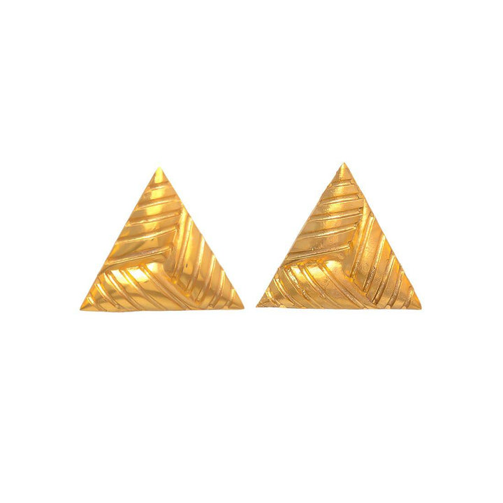 Pendientes dorados Keops - Mestiza Joyas