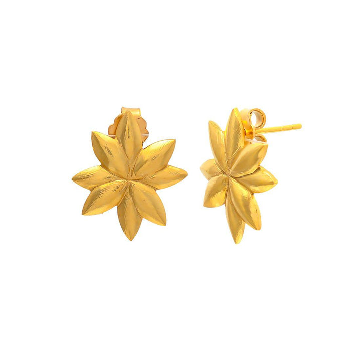 Pendientes Dorados Mor - Mestiza Joyas