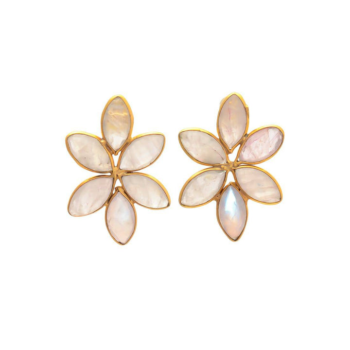 Pendientes piedras Sky Piedra de Luna - Mestiza Joyas