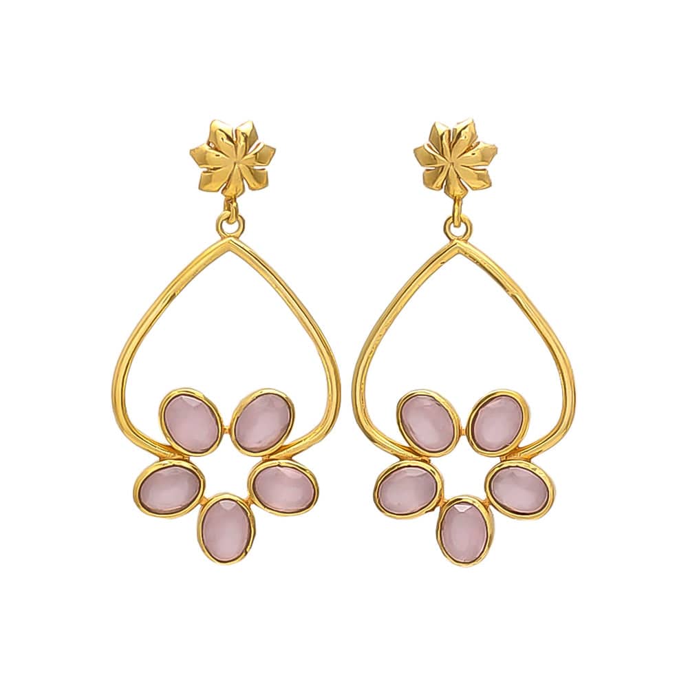 Pendientes piedras Suances - Mestiza Joyas
