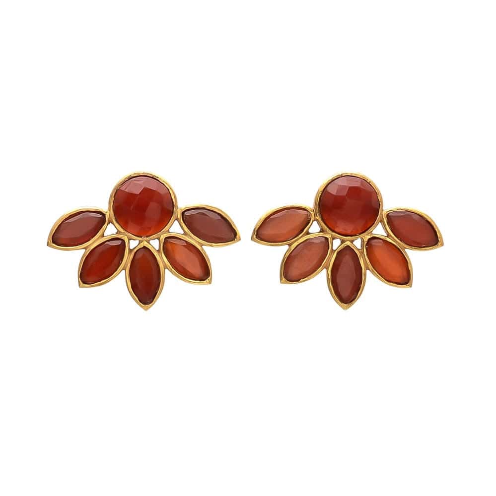 Pendientes piedras Sunshine Ámbar - Mestiza Joyas