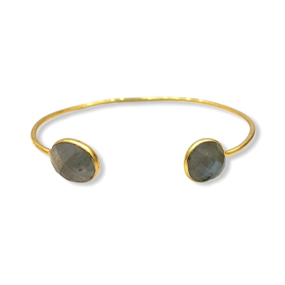 Pulsera piedras naturales Yangón Labradorita - Mestiza Joyas