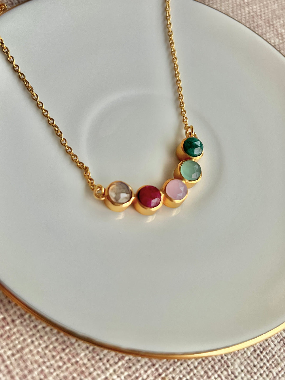Collar con piedras Linz Multicolor - Mestiza Joyas