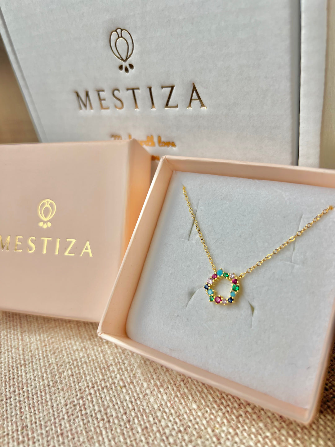 Collar con piedras Magnifique Colores - Mestiza Joyas