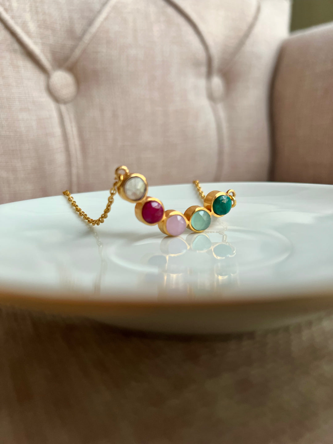 Collar con piedras Linz Multicolor - Mestiza Joyas