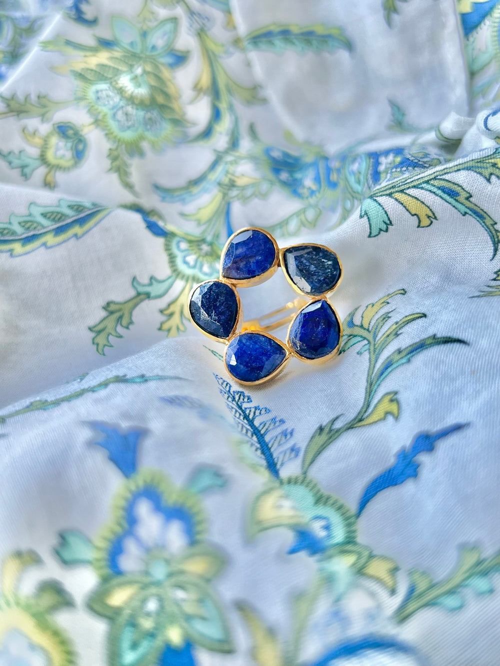 Anillos: Mint Azul - Mestiza Joyas