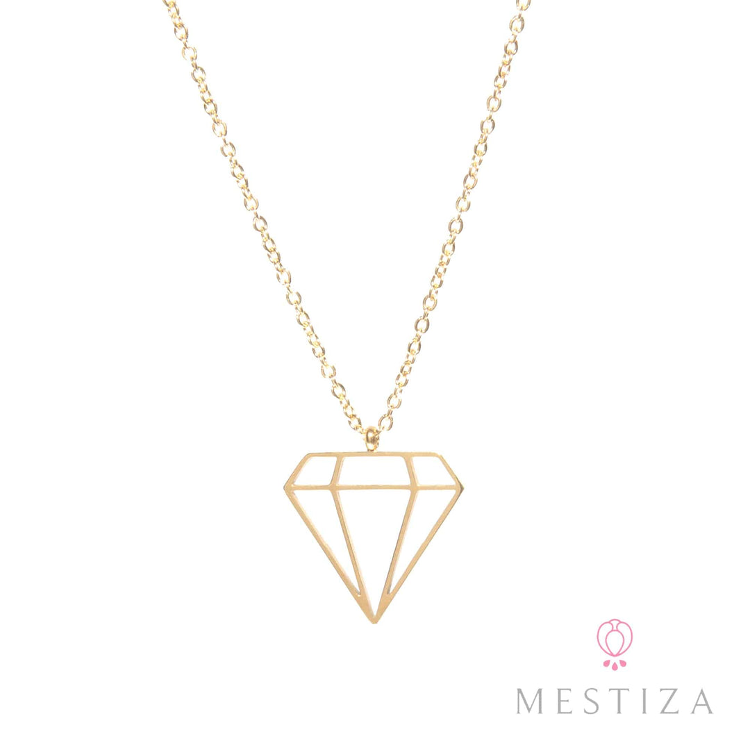 Collar Diamante - Mestiza Joyas