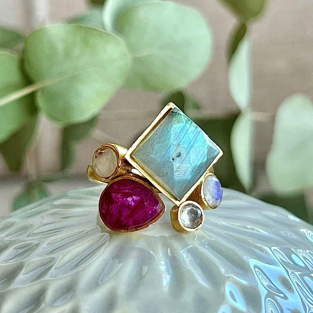 Oferta en anillos con piedras Mestiza Joyas