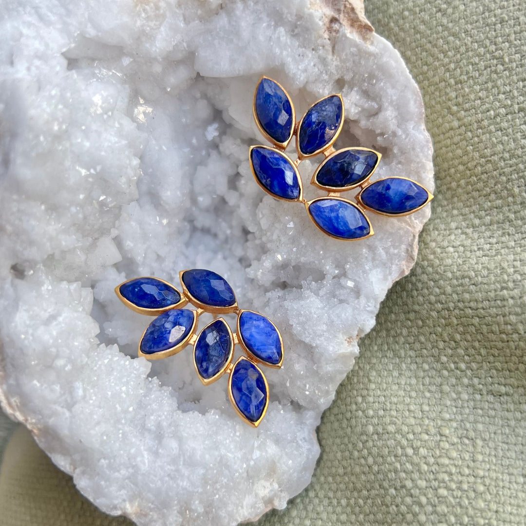 Sofia Blue stone earrings