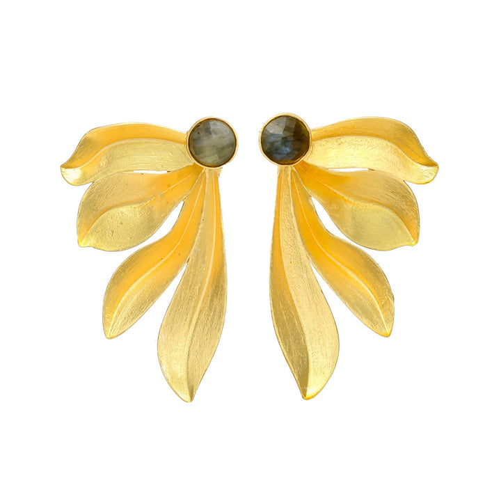 Orecchini con Labradorite Ortensia e pietre di Luna