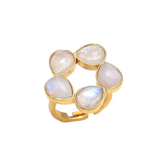 Anillo Mint Piedra de luna