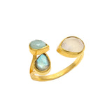anillo con piedras naturales disponible en varias combinaciones. ¡Compra tu anillo al mejor precio!