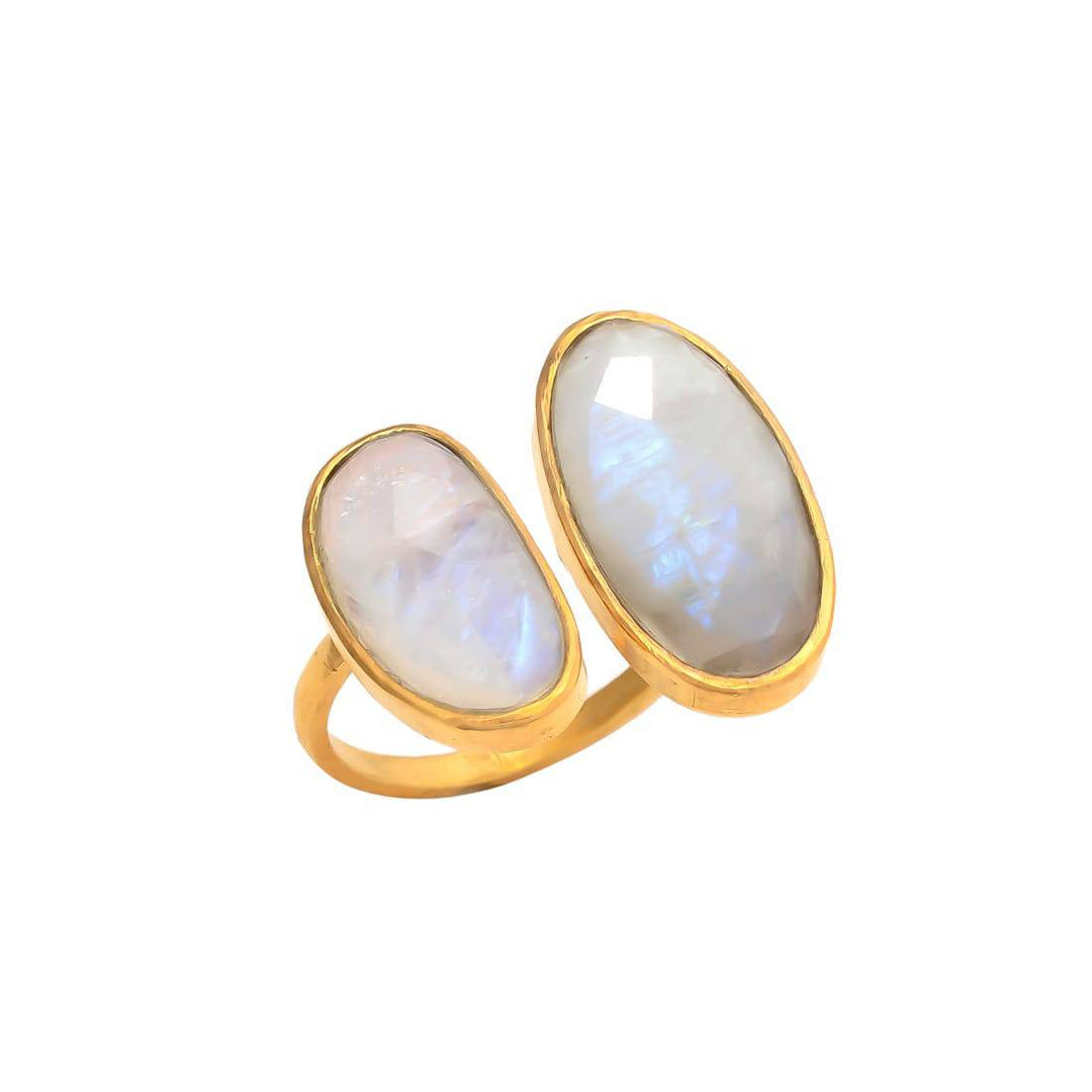 Ring Anillo AlegrÃa Ring With Stones Allegra Moonstone Mestizo