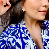 Pendientes con piedras Roma Luna - Mestiza Joyas