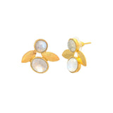 Pendientes con piedras Roma Luna - Mestiza Joyas