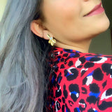 Pendientes con piedras Tokio Piedra de Luna - Mestiza Joyas