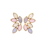 Pendientes piedras Sofía Luna, Lila y Rosa - Mestiza Joyas