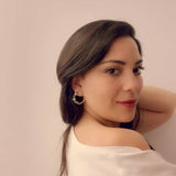 Pendientes piedras Valle Aguamarina y Labradorita - Mestiza Joyas