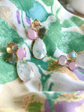 Anillos: Alma Lila, Rosa y Labradorita - Mestiza Joyas