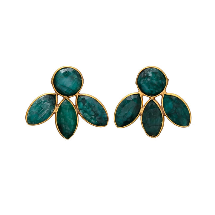 Earrings with Chiara Emerald stones