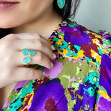 Anillos: Alma Aguamarina - Mestiza Joyas
