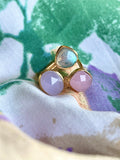 Anillos: Alma Lila, Rosa y Labradorita - Mestiza Joyas