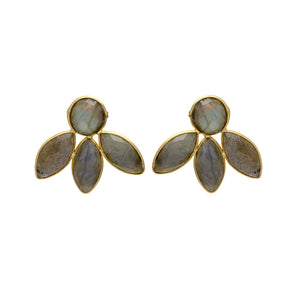 Pendientes con piedras Chiara Labradorita