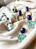 Anillos: Shine Azul y Amazonita - Mestiza Joyas