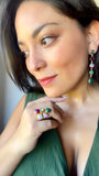 Pendientes con piedras Sevilla Multicolor 2 - Mestiza Joyas
