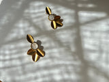 Pendientes con piedras Tokio Piedra de Luna - Mestiza Joyas