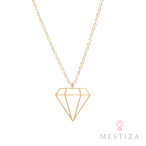Collar Diamante - Mestiza Joyas