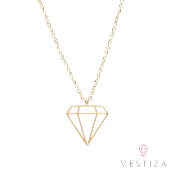 Collar Diamante - Mestiza Joyas